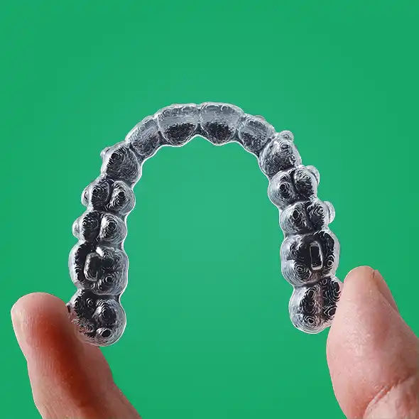 Photo of a nightguard for teeth grinding
